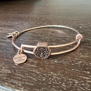 Alex and Ani Rose Gold Path of Life Symbol Charm Bracelet